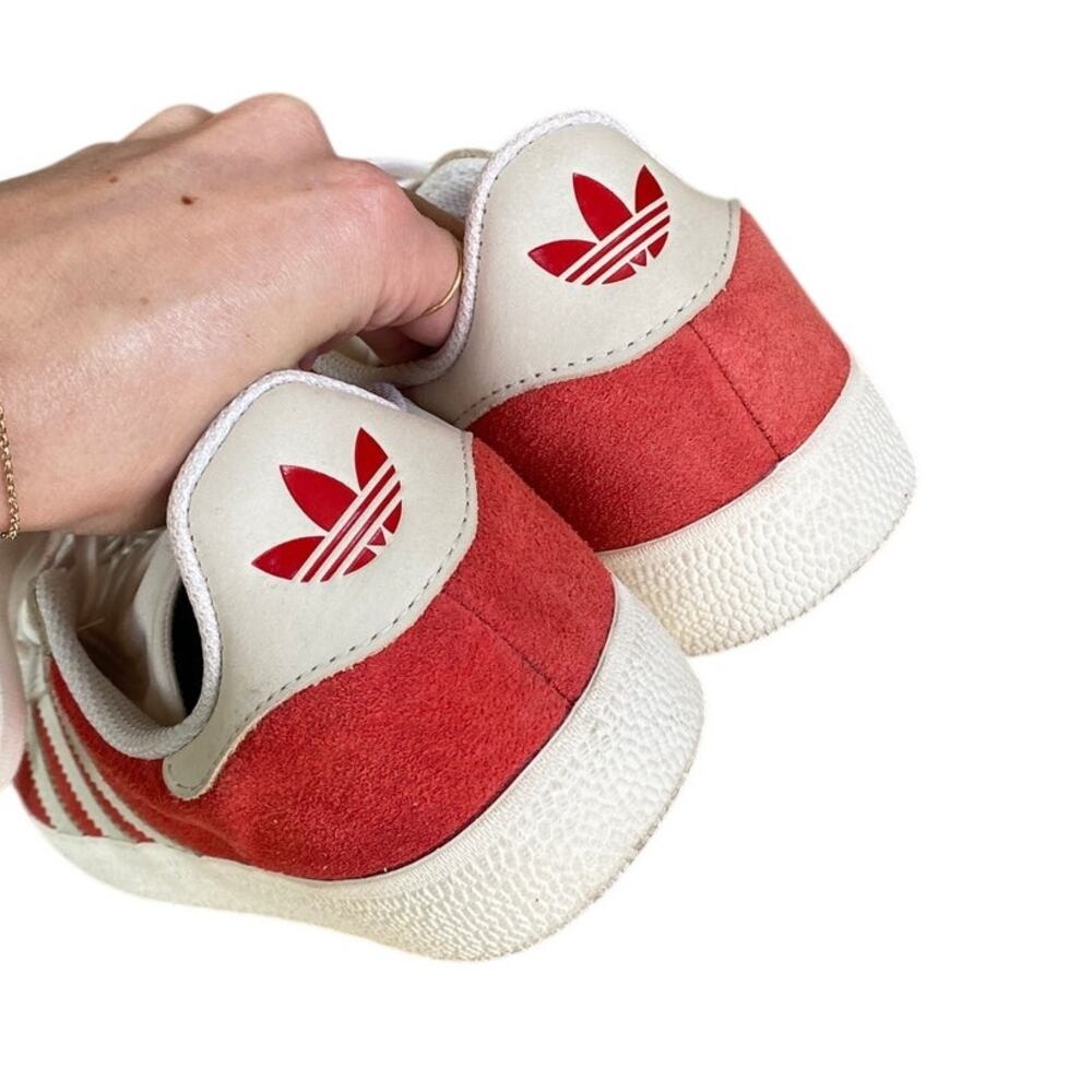 Adidas Gazelle ADV Red Better Scarlet Skate Sneaker Shoes W 8 / M 7 - Picture 4 of 7